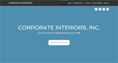 Desktop Screenshot of corporate-interiors.net