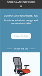 Mobile Screenshot of corporate-interiors.net